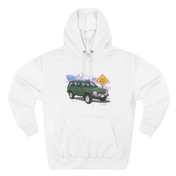 Lucy Dacus Green Truck Ringer Three-Panel Fleece Hoodie
