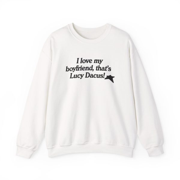 Lucy Dacus I love my boyfriend Unisex Heavy Blend™ Crewneck Sweatshirt